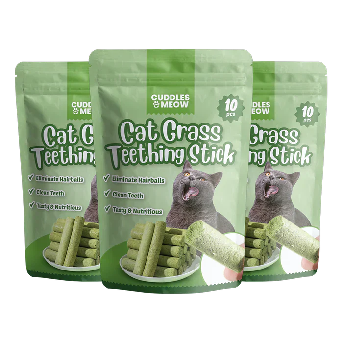 Cat Grass Teething Stick